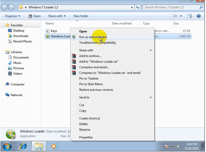 Tải Xuống Windows Loader 2.2.2 Phiên Bản Mới Nhất