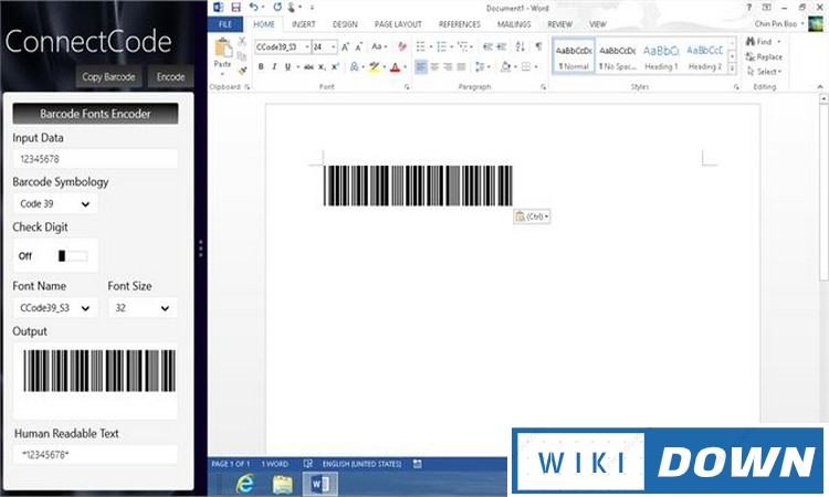 Download Barcode Add in for Word and Excel Link GG Drive Full Active 10
