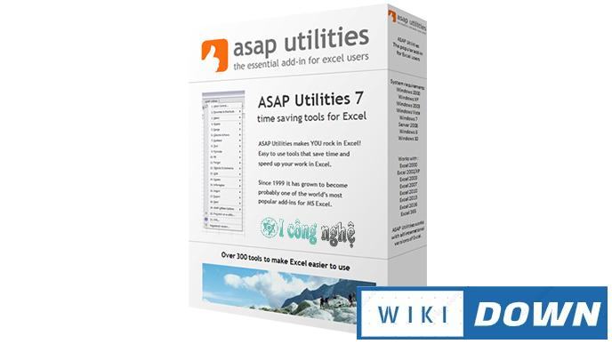 Download ASAP Utilities for Excel – Video hướng dẫn cài đặt chi tiết Mới Nhất