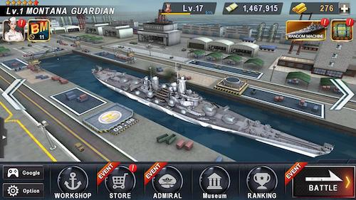 WARSHIP BATTLE Mod không giới hạn tiền