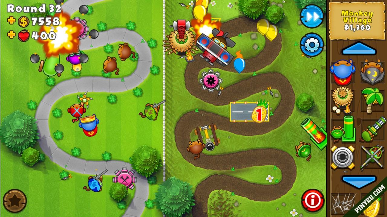 Tải game chiến thuật Bloons TD 5