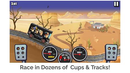 Game đua xe địa hình Hill Climb Racing 2