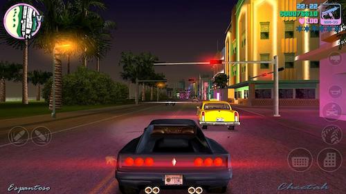 Grand Theft Auto Vice City đang cướp đường phố