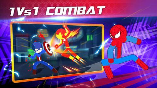 Super Stickman Heroes Fight Mod tiền