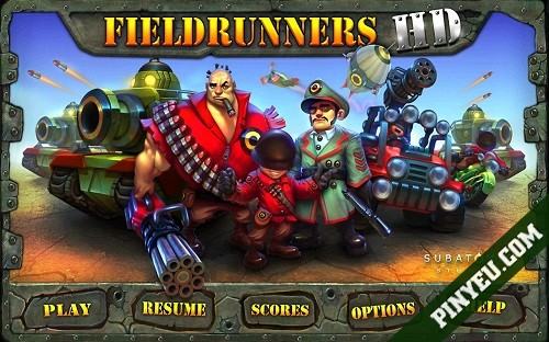 Tải xuống trò chơi Fieldrunners HD cho Android