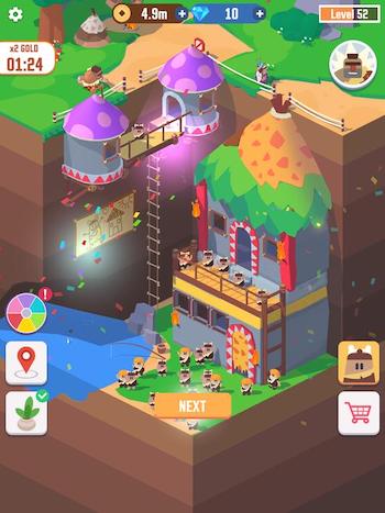 Idle đào Tycoon tiền MOD