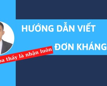 #08 Hướng dẫn viết đơn kháng cáo vụ án dân sự | Luật sư Minh