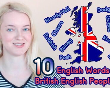 10 English Words Only British People Use – British English with Natalie