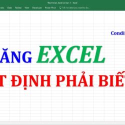 10 kỹ năng quan trọng trong Excel nhất định bạn phải biết