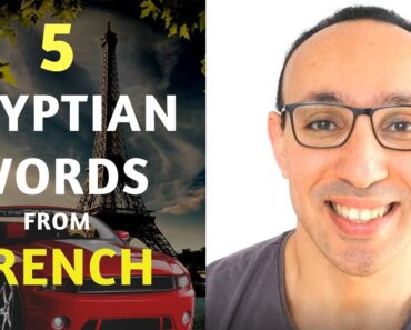 5 Wonderful Egyptian Car Related Words from French