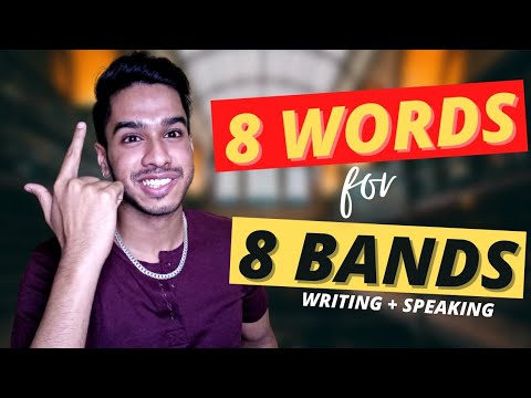 8 Words for 8 Bands | IELTS Writing & Speaking Vocabulary ! 😱