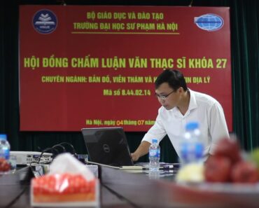 Anh Trịnh bảo vệ luận văn Thạc Sĩ