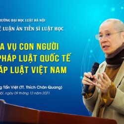 Bảo Vệ Luận Án Tiến Sĩ – NCS. Vương Tấn Việt (Thượng tọa Thích Chân Quang)