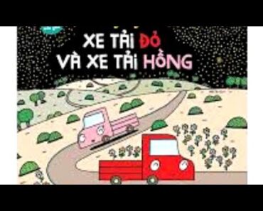 Bộ sách xe tải hay nhất cho bé mẫu giáo – xe tải đỏ và xe tải hồng (BiBo Book)