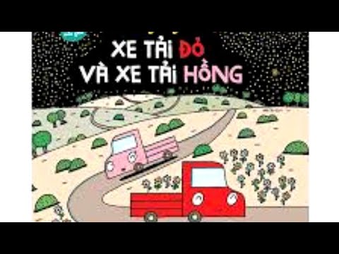 Bộ sách xe tải hay nhất cho bé mẫu giáo – xe tải đỏ và xe tải hồng (BiBo Book)