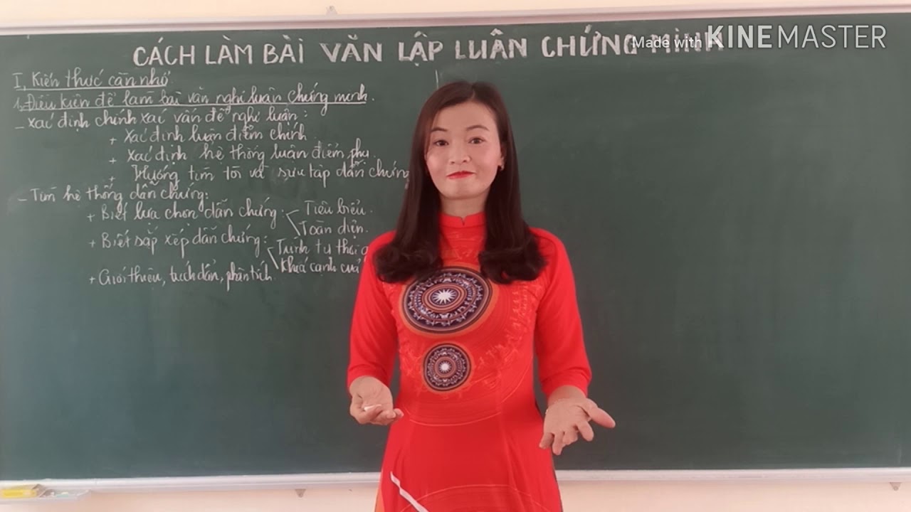 CÁCH LÀM BÀI VĂN LẬP LUẬN CHỨNG MINH – NGỮ  VĂN 7_ Tập 1