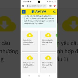 CÁCH TẢI MẪU VÀ ĐIỀU CHỈNH HỒ SƠ CHO KH AVIVA