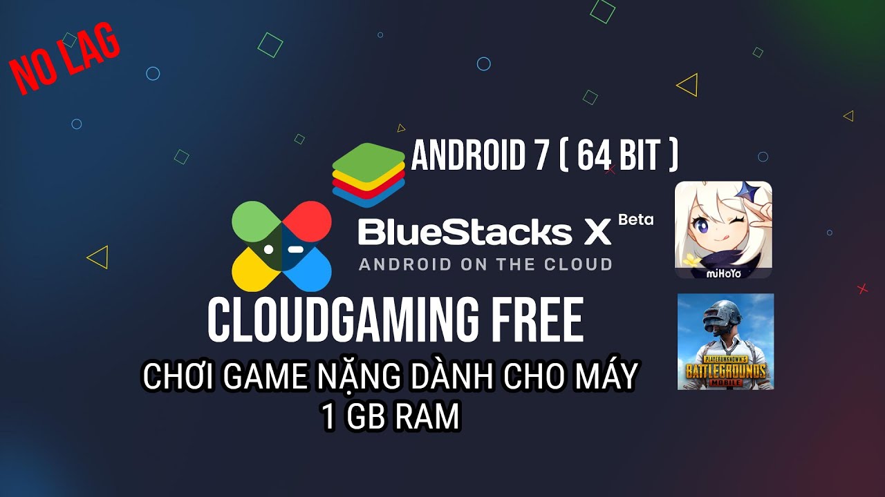 CLOUDGAMING FREE!!! Hướng dẫn vượt mặt, cài Launcher, tải game Genshin vào BlueStacksX | KhanhNguyen