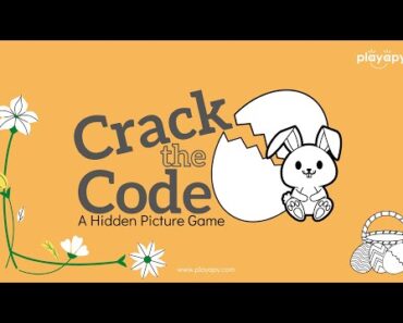 CRACK THE CODE | Easter Virtual Hidden Picture Game for Kids | Online Education, Zoom or Teletherapy