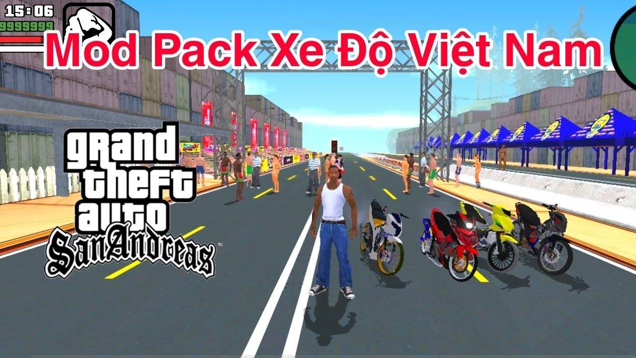 Cách Tải Gta San Mod Pack Xe Độ Việt Nam Trên Android | Nhựt Huy Gaming  29/08/2023