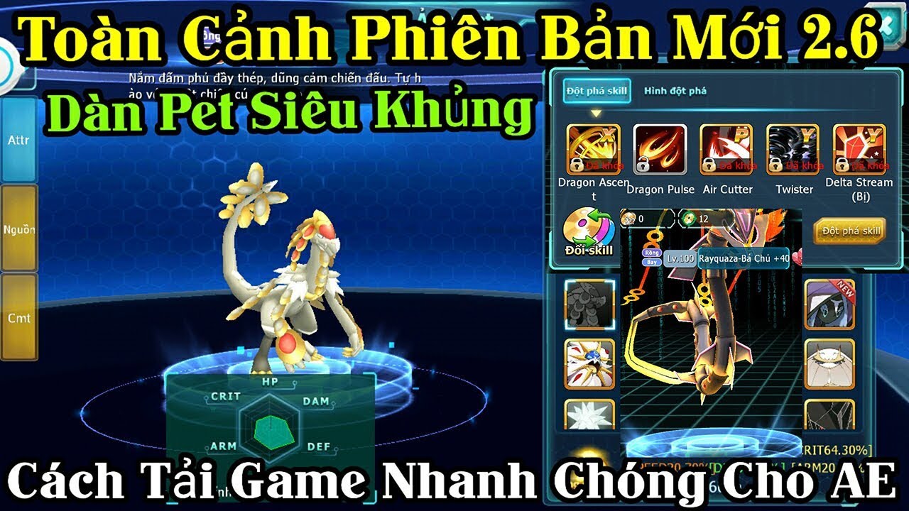 Cách Tải Game Pokemon Phiên Bản 2.6 và Toàn Cảnh Tính Năng Mới Pokemon Khủng Sắp Xuất Hiện