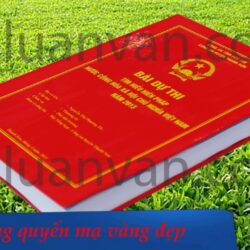 Cách in và đóng quyển luận văn, đồ án mạ nhũ vàng bạc, luận văn lấy ngay, đẹp, chuyên nghiệp