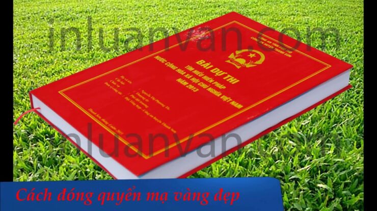 Cách in và đóng quyển luận văn, đồ án mạ nhũ vàng bạc, luận văn lấy ngay, đẹp, chuyên nghiệp