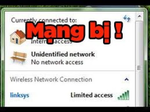 Cách sửa lỗi mạng bị chấm than hình tam giác | Lỗi máy tính laptop bị mạng chấm than