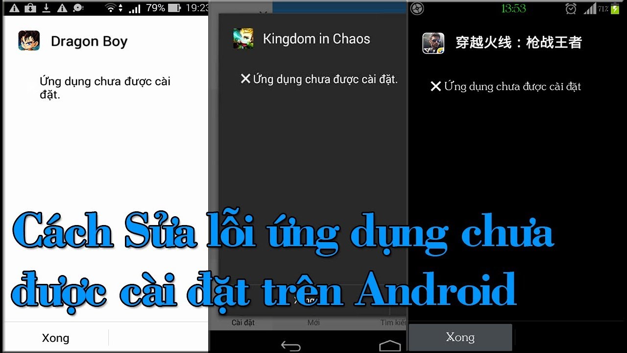 Cách sửa lỗi ứng dụng chưa được cài đặt trên thiết bị Android | P1