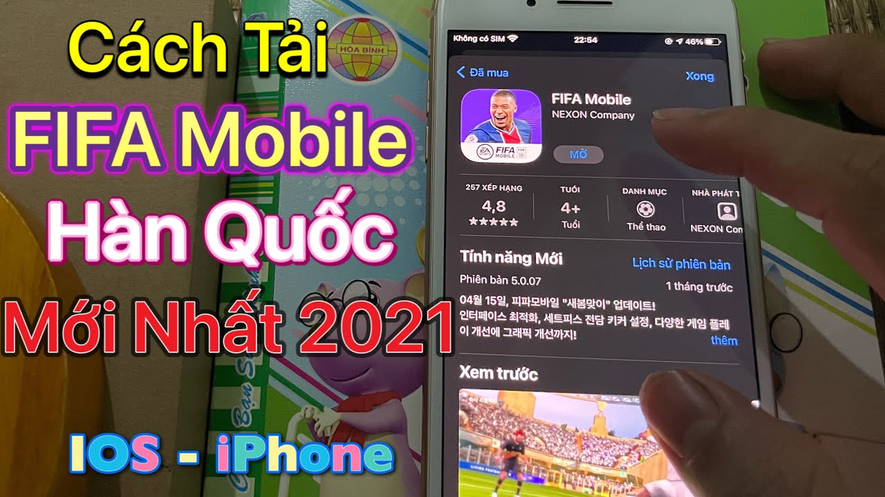 Cách tải FIFA Mobile Hàn Quốc IOS – iPhone Mới Nhất 2021