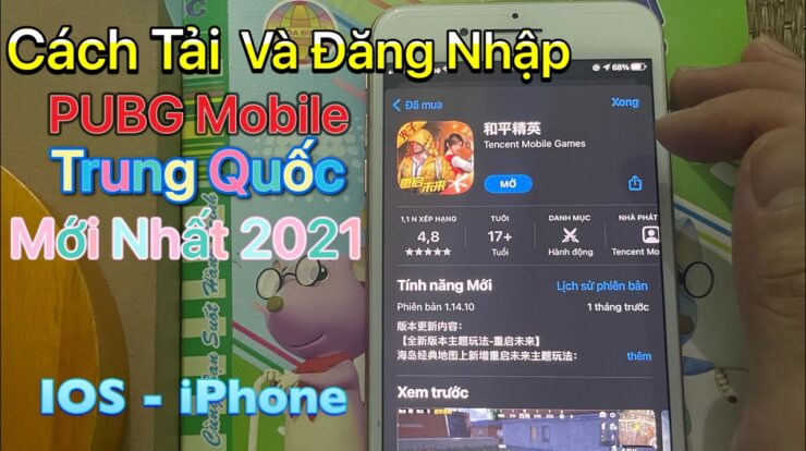 Cách tải PUBG MOBILE Trung Quốc IOS – iPhone Đơn Giản Nhất 2021