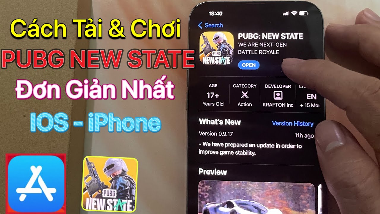 Cách tải PUBG NEW STATE iOS – iPhone . Cách Tải Và Chơi PUBG Mobile NEW STATE