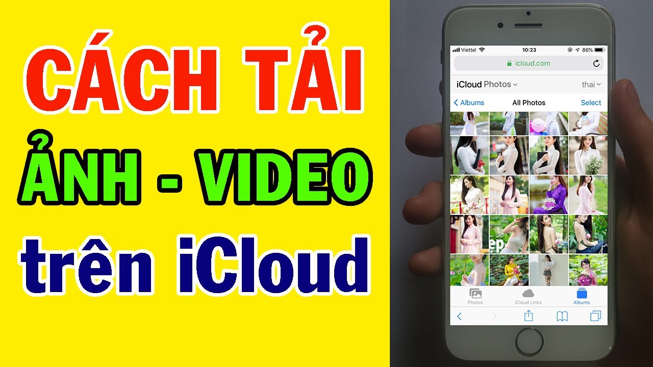 Cách tải ảnh video từ icloud về máy || Cách tải ảnh từ icloud || Cách tải video từ icloud về iphone