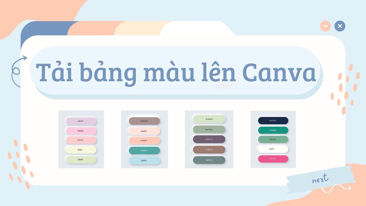 Cách tải bảng màu lên Canva – How to Upload Color Palette to Canva