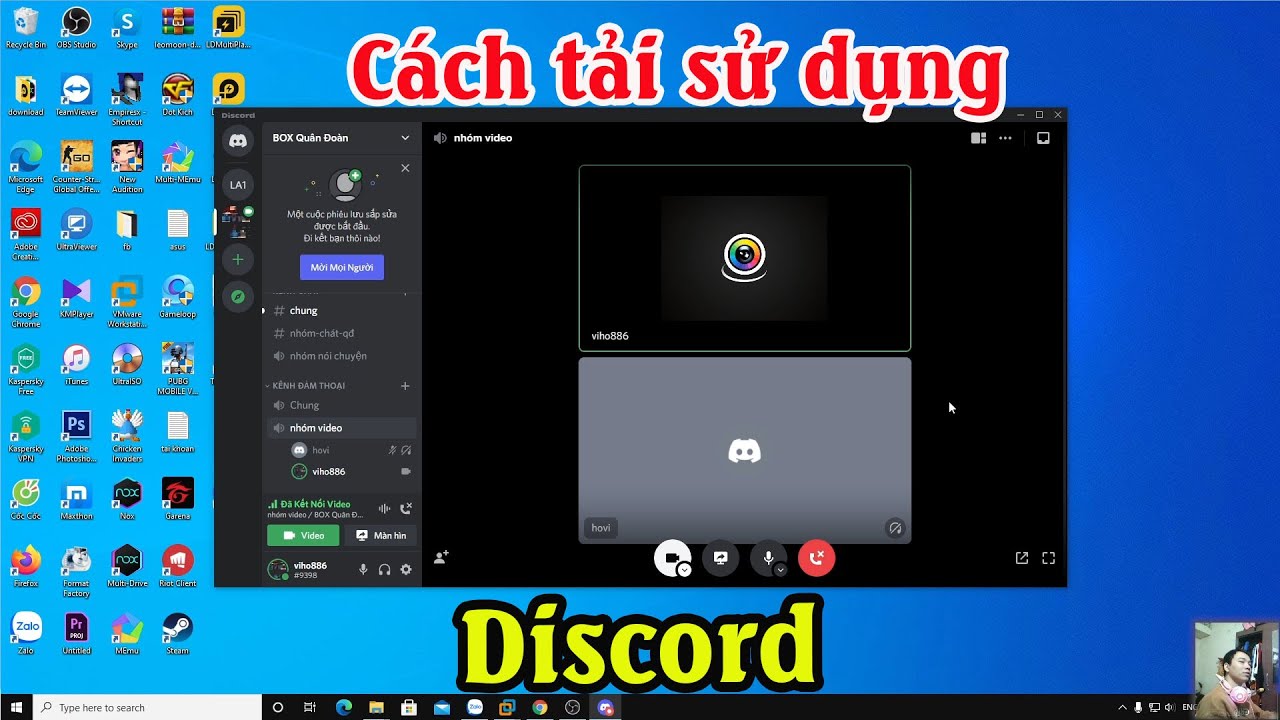 Cách tải cài đặt sử dụng Discord đơn giản trên máy tính | Cách sử dụng Discord mới nhất