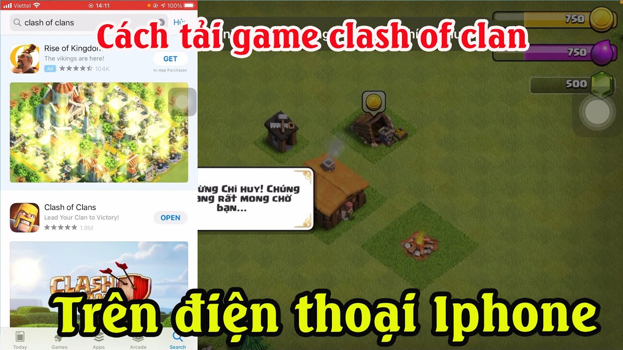 Cách tải game Clash of clans trên ios – iPhone Mới Nhất | cách chơi game Clash of clans trên iPhone