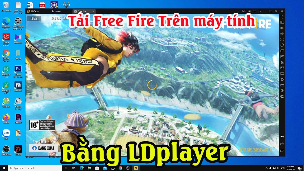 Cách tải game Free Fire (ff) trên máy tính Mới nhất bằng LDplayer-Cách chơi Free Fire trên PC laptop