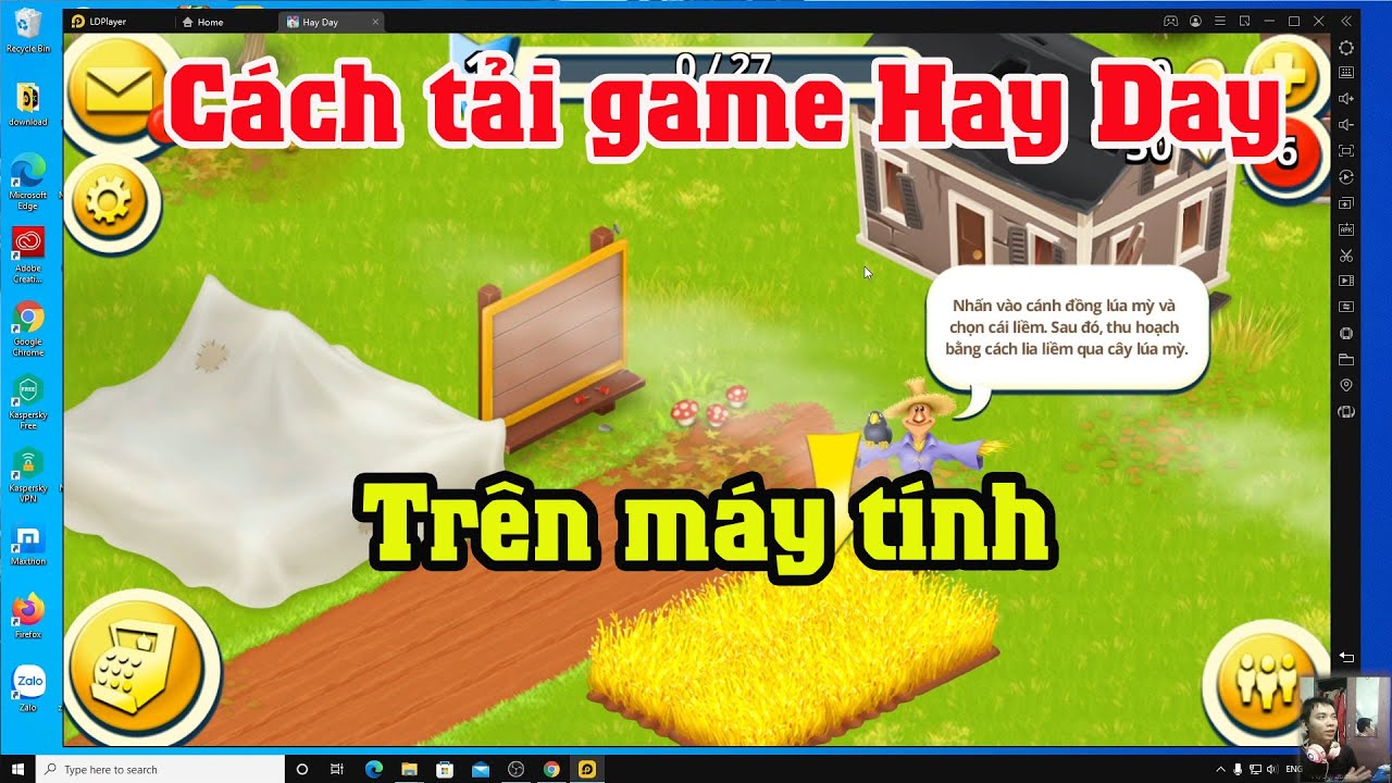 Cách tải game Hay day trên máy tính | Cách chơi Hay day trêm laptop pc