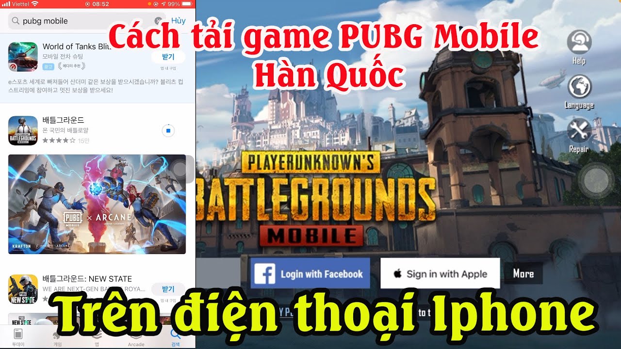 Cách tải game PUBG Mobile Hàn Quốc trên ios – iPhone Mới Nhất | cách chơi game PUBG Mobile Hàn Quốc