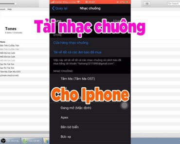 Cách tải nhạc chuông cho iphone bằng itunes, cài đặt nhạc chuông cho iphone trên máy tính