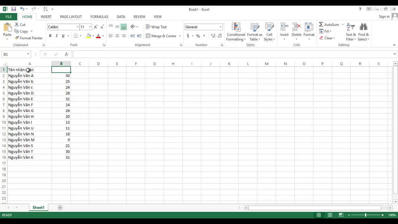 Cách tính tổng trong Excel sử dụng hàm Auto Sum – Mẹo Vặt