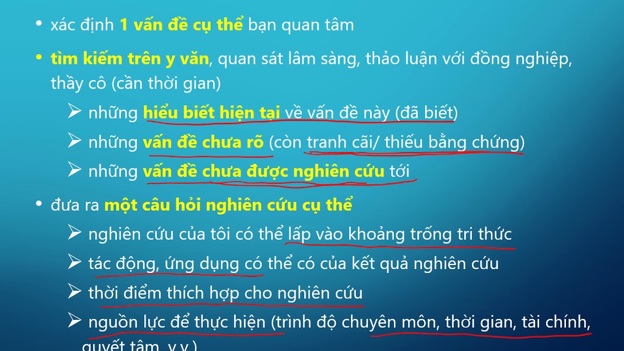 Cách viết đề cương nghiên cứu