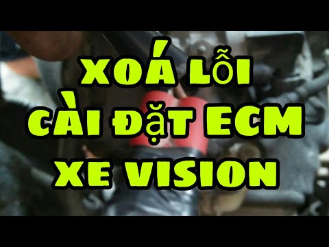 Cách xoá lỗi xe tay ga, cài đặt lại ECM xe tay ga fi