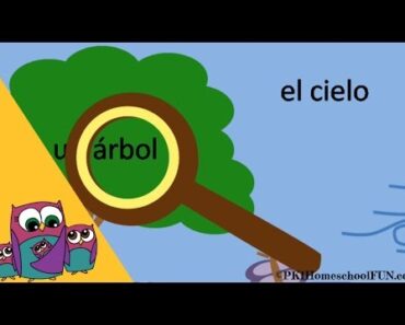 Children Learn Spanish Vocabulary Lesson – Outside Words