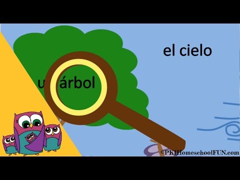 Children Learn Spanish Vocabulary Lesson – Outside Words