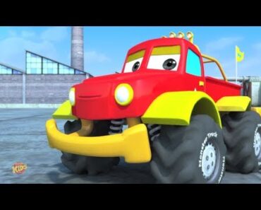 Chúng tôi là chiếc xe tải quái vật | bài hát mẫu giáo | 3D Kids Music | We are the Monster Truck