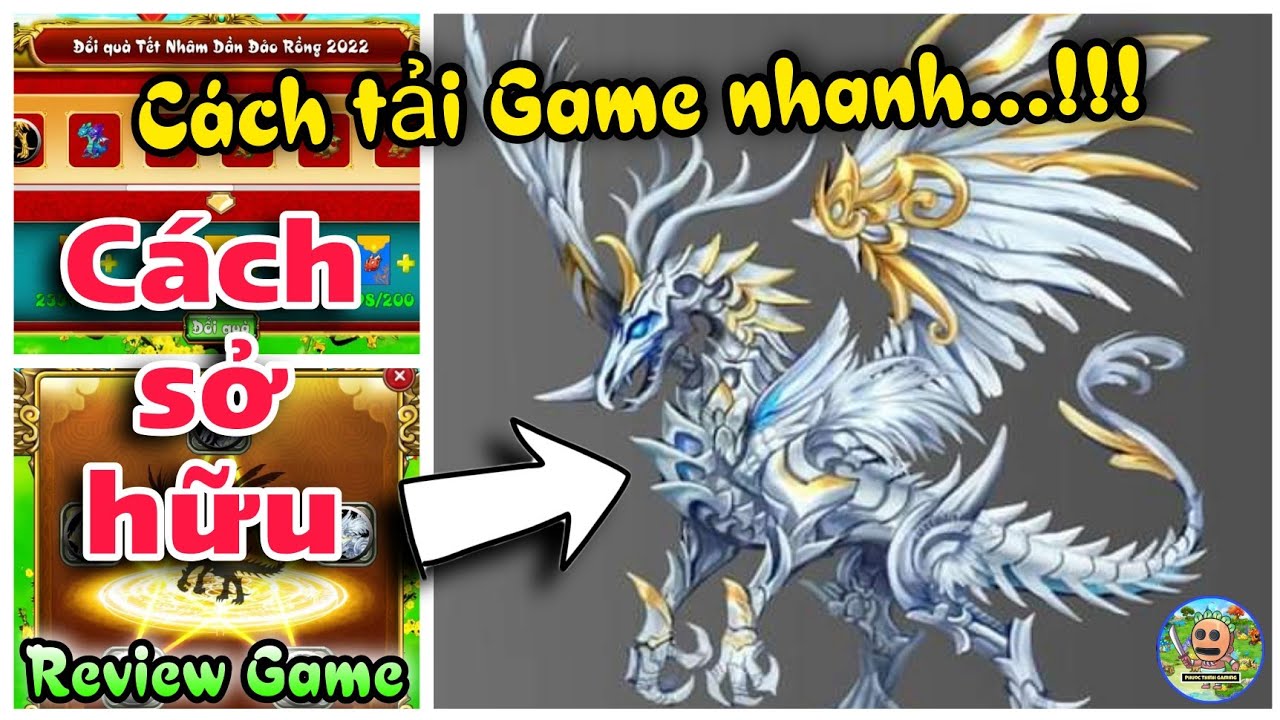 ĐẢO RỒNG MOBILE – Cách tải game nhanh chóng, Hướng dẫn cách sỡ hữu Rồng Bạc, Vàng | Review Beta Tết.