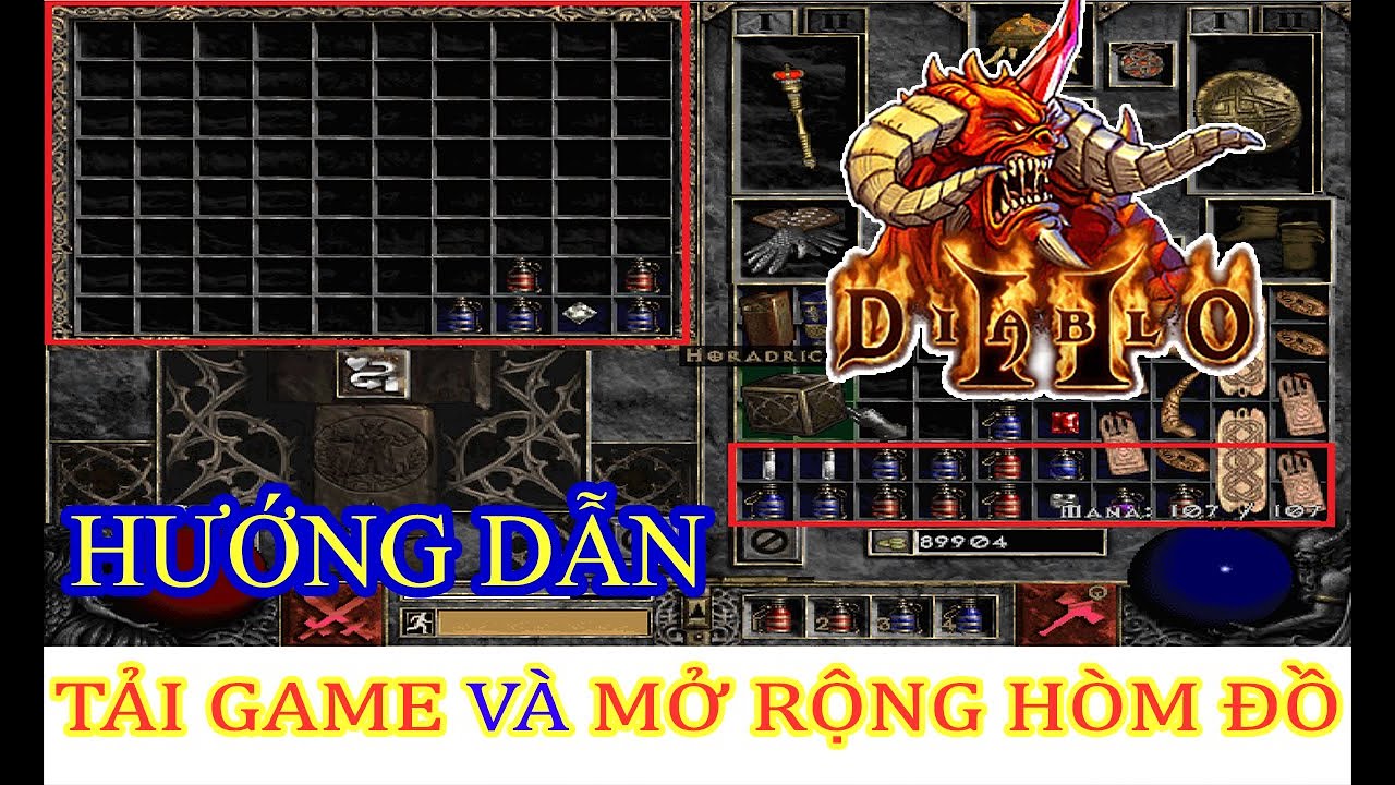 Diablo 2 Lord of Destruction: Hướng Dẫn Tải Game Và Mở Rộng Hòm Đồ