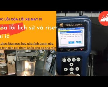 Đọc lỗi xóa lỗi _riset cài đặt lại ic xe tay ga.xe máy Fi| sửa xe máy tại nhà p2