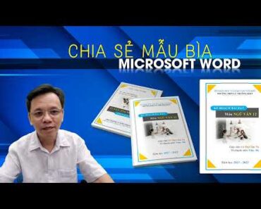 Download mẫu bìa đẹp thiết kế trên MS Word – Hướng dẫn chỉnh sửa